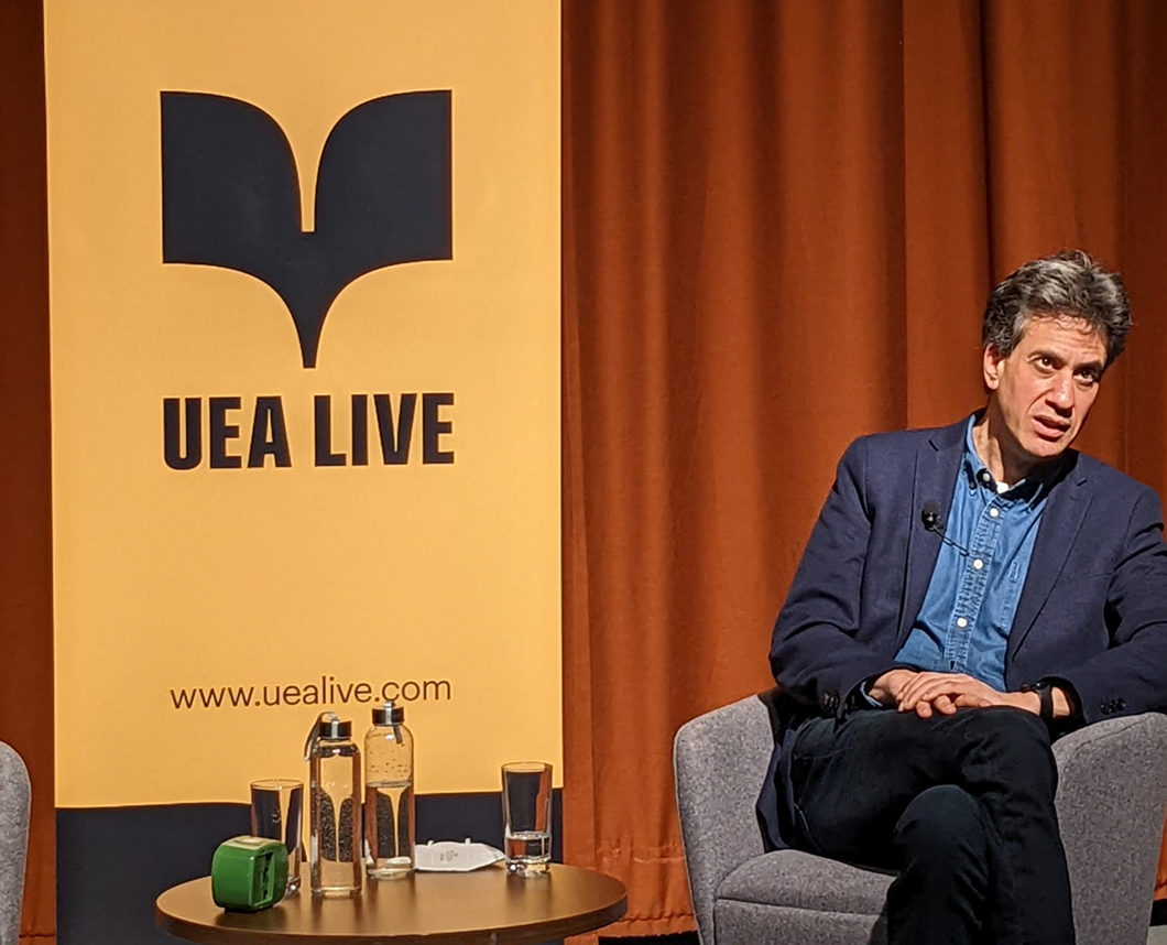 Ed Miliband at UEA Live: Finding Hope over Pessimism in Politics